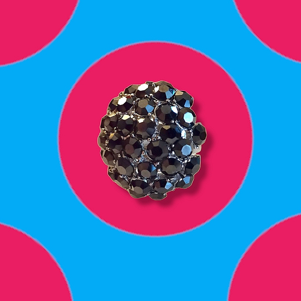 Adjustable Hematite Statement Ring - image 8